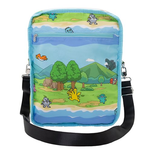 Chibi Godzilla Raids Again Reversible / Convertible Crossbody Bag