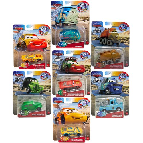 Cars Color Changers 1:55 Scale 2023 Mix 3 Case of 8