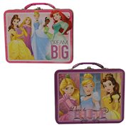 Disney Princesses Large Carry All Embossed Tin Tote Set