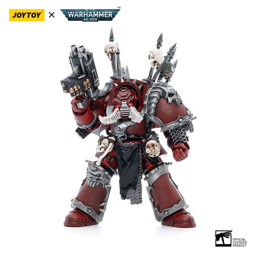 Joy Toy Warhammer 40,000 Chaos Space Marines Word Bearers Chaos Terminator Garchak Vash 1:18 Scale A