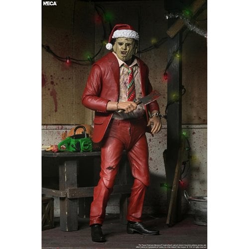 The Texas Chainsaw Massacre Ultimate Santa Leatherfac 7-Inch Scale Action Figure
