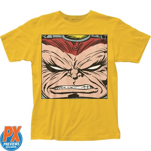 Marvel Heroes M.O.D.O.K. Face Yellow T-Shirt - Previews Exclusive