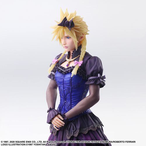 Final Fantasy VII: Remake Cloud Strife Dress Version Static Arts Action Figure