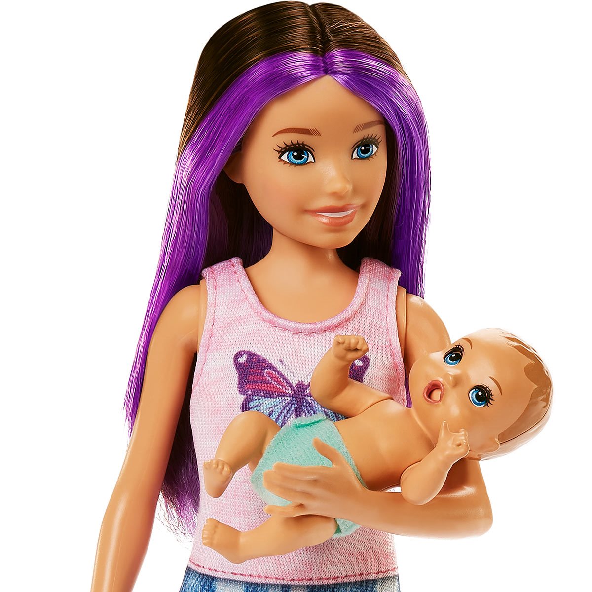Slepen Perfect Margaret Mitchell Barbie Skipper Babysitters Inc. Doll Sleepy Baby Playset