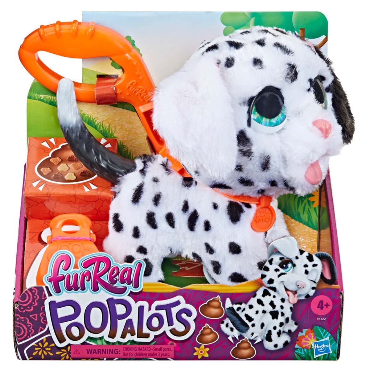 Dalmatian Spotty Dog Chasing Playset - Roller Coaster Puppy Race Track (Battery Operated)