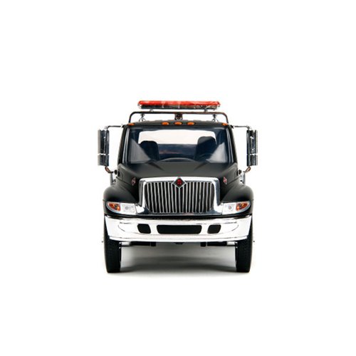 Just Trucks Durastar 4400 Flat Bed 1:24 Scale Die-Cast Metal Vehicle with Tire Rack