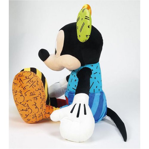 Mickey Mouse Large Pop Art by Romero Britto Plush