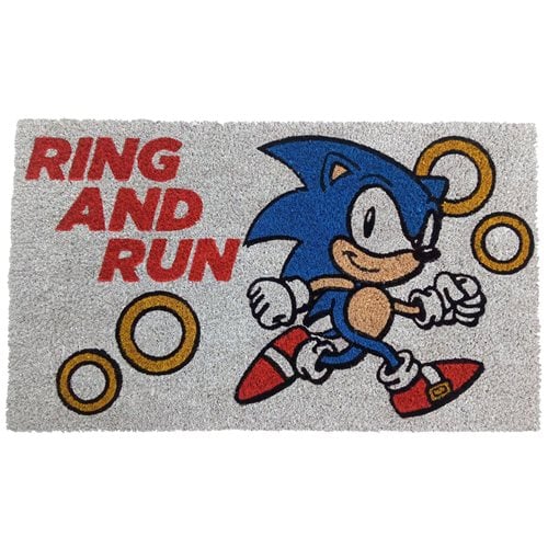 Sonic the Hedgehog Ring and Run Coir Doormat