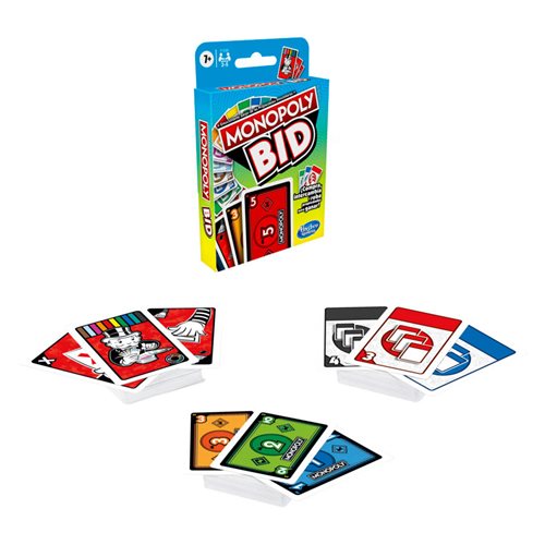 Monopoly Bid Card Game - Spanish Edition