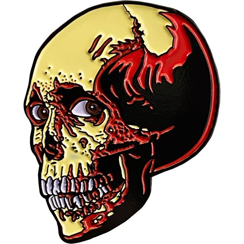 Evil Dead 2 Poster Skull Enamel Pin