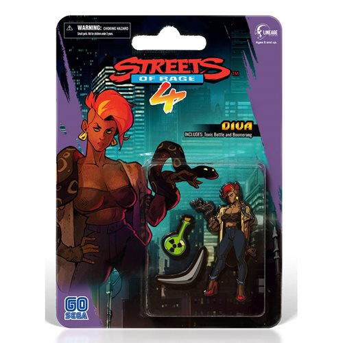 Streets Of Rage 4 Diva Side-Scroller Pin Set