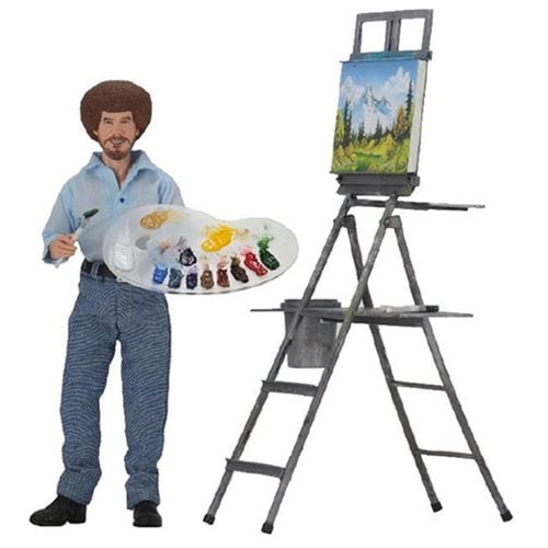 Bob Ross 8-Inch Scale Clothed Action Figure