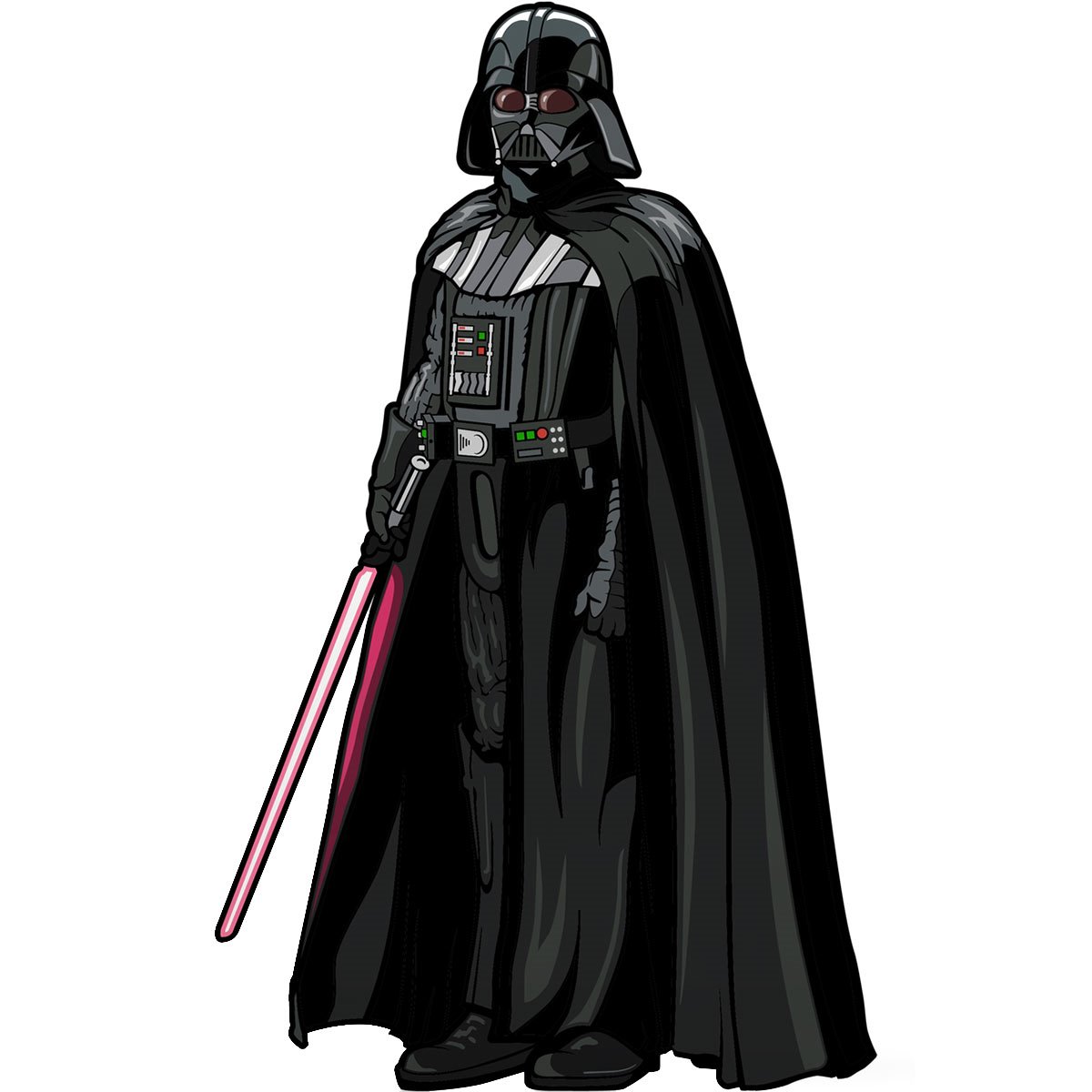 Star Wars Obi Wan Kenobi Darth Vader FiGPiN Classic 3 Inch Enamel Pin
