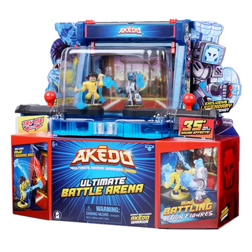 Akedo Ultimate Arcade Warriors Series 1 Battle Arena Case of 4