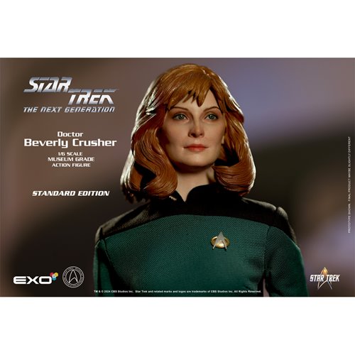 Star Trek: The Next Generation Dr. Beverly Crusher Standard Version 1:6 Scale Action Figure