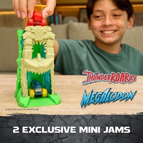 Monster Jam Mini Jams Jungle Launcher Playset