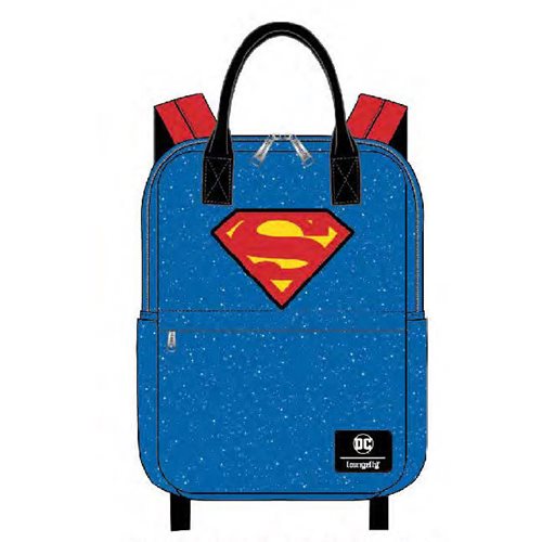 DC Comics Superman Shield and Stars Nylon Backpack