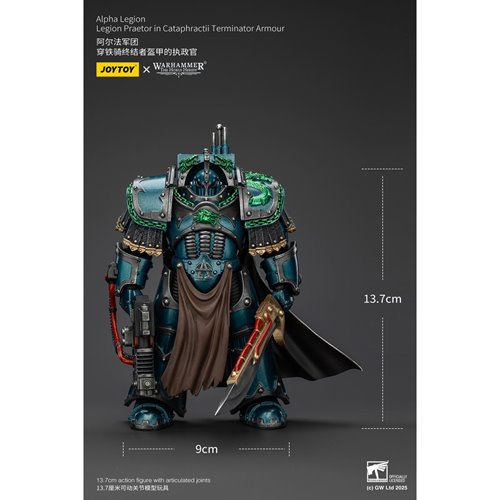 Joy Toy Warhammer The Horus Heresy Alpha Legion Legion Praetor Cataphractii Terminator Armor 1:18 Sc