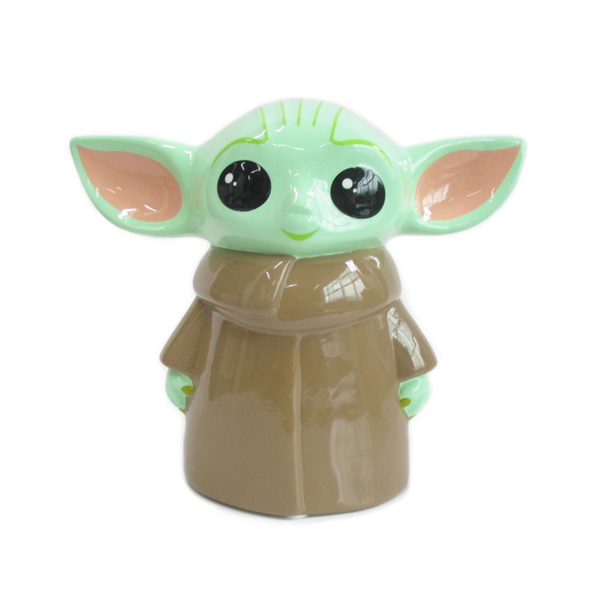 Star Wars Baby Yoda with Cup Coin Bank PVC The Mandalorian by Monogram 