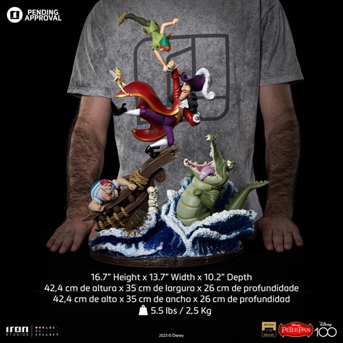 Peter Pan vs Hook Deluxe 1:10 Art Scale Limited Edition Statue
