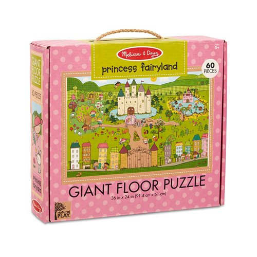Melissa & Doug Natural Play Princess Fairyland  60-Piece Giant Floor Puzzle