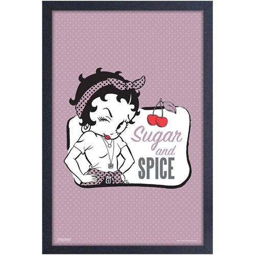 Betty Boop Sugar and Spice Framed Art Print