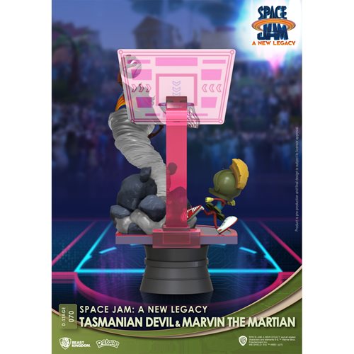 Space Jam: A New Legacy Tasmanian Devil and Marvin the Martian DS-070 D-Stage 6-Inch Statue