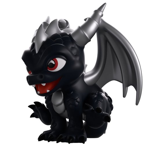 Skylanders Collection Dark Spyro Chrome Variant Vinyl Figure #9 - Entertainment Earth Exclusive