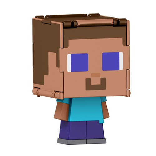 Minecraft Steve/Enchanted Armor Steve Flippin' Figs Action Figure