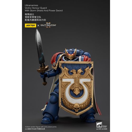 Joy Toy Warhammer Space Marine Ultramarines Victrix Honour Guard Version 2 1:18 Scale Action Figure