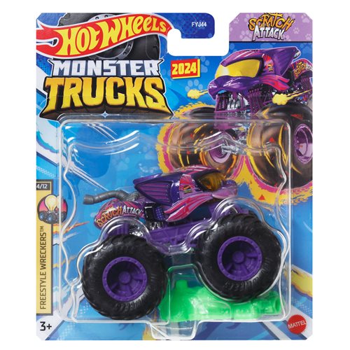 Hot Wheels Monster Trucks 1:64 Scale Vehicle 2024 Mix 4 Case of 8