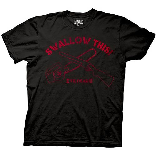 Evil Dead 2 Swallow This T-Shirt - Entertainment Earth