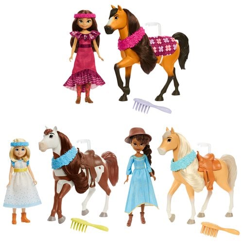 Spirit Untamed Festival Doll and Horse Case of 4