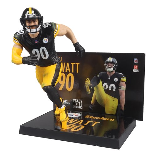 NFL SportsPicks 2024 Wave 2 Pittsburgh Steelers TJ Watt 7-Inch Scale Posed Figure