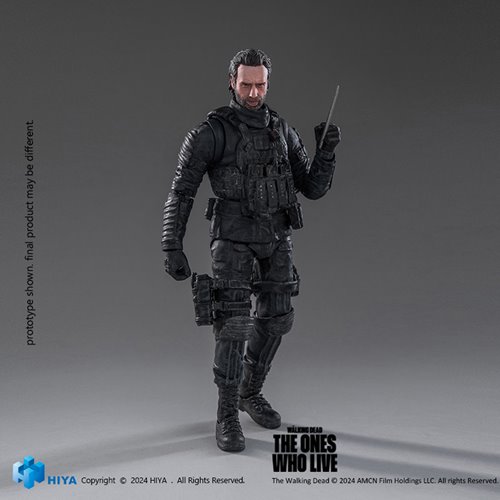 The Walking Dead Ones Who Lived Rick Grimes Exquisite Mini 1:18 Scale Action Figure - Previews Exclu