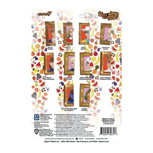 Willy Wonka and the Chocolate Factory Willy Wonka (Wonkavision) 3 3/4-Inch ReAction Figure