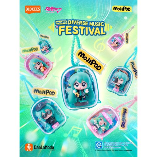Vocaloid Hatsune Miku Diverse Music Festival Mojipod Model Kit Case of 6