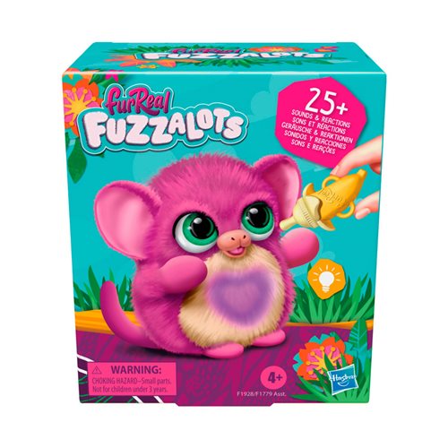 FurReal Fuzzalots Monkey Color-Change Interactive Feeding Toy
