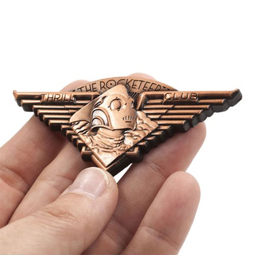 The Rocketeer Thrill Club 3-D Molded Lapel Pin