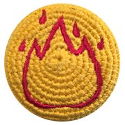 Emoji Flame Crocheted Footbag