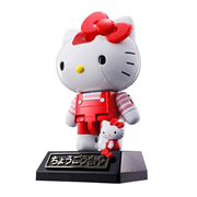 Hello Kitty Red Stripe Version Chogokin Die-Cast Metal Action Figure