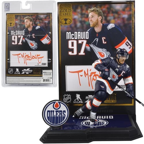 Connor McDavid (Edmonton Oilers) Bundle (2) w/ Gold Label NHL 7 Figures  (PRE-ORDER ships November)