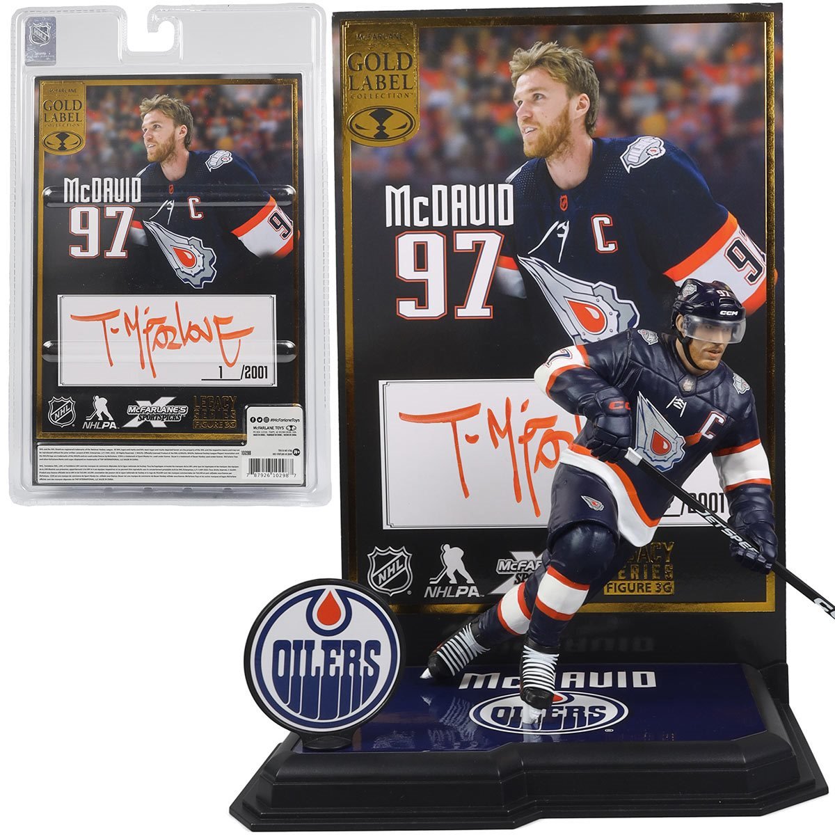 Connor McDavid Ice Hockey Autographed Sports Trading Cards