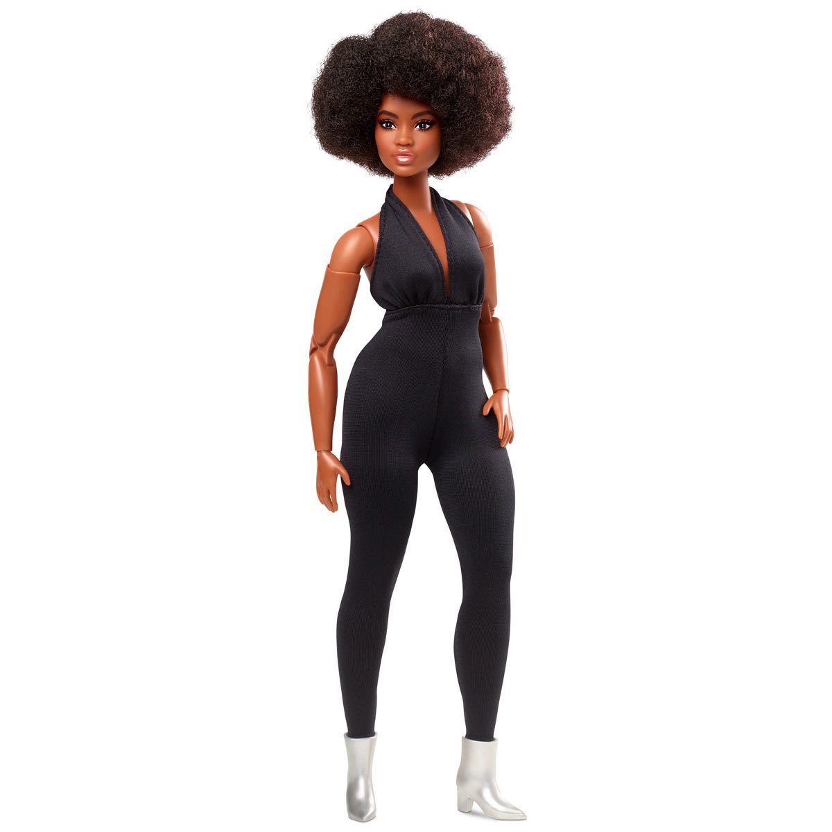 fange Jurassic Park Halloween Barbie Looks Doll with Afro Brunette Hair