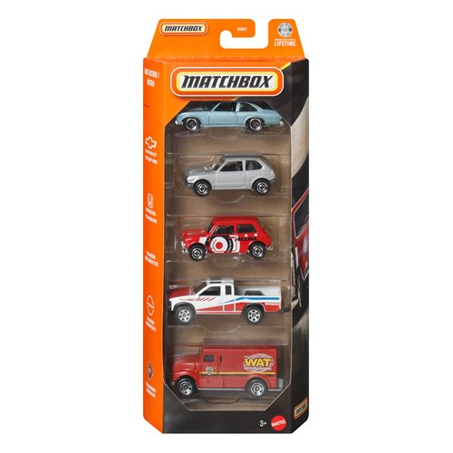 Matchbox Car Collection 5-Pack 2026 Mix 3 Vehicle Case of 12
