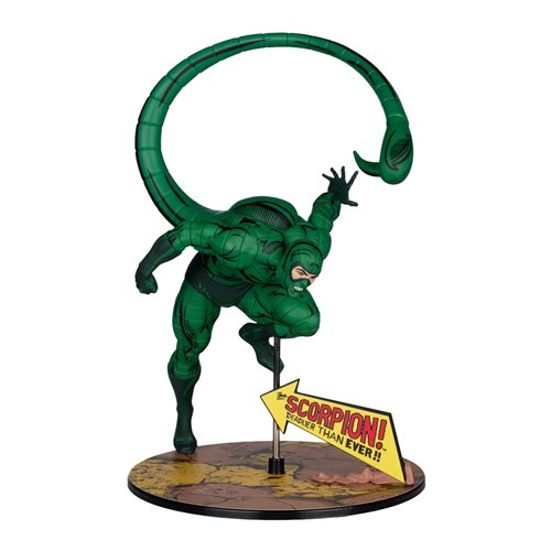 Marvel Wave 7 Scorpion Amazing Spider-Man #318 1:10 Scale Posed Figure with Scene