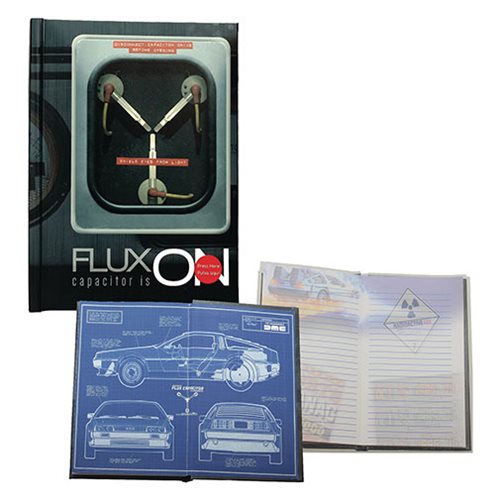 Back to the Future Flux Capacitor Light-Up Journal
