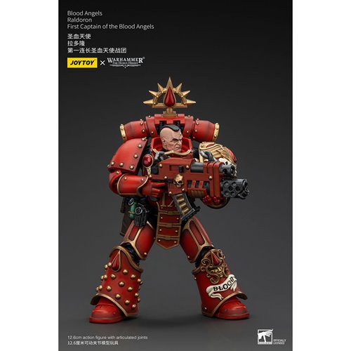 Joy Toy Warhammer The Horus Heresy Blood Angels Raldoron First Captain 1:18 Scale Action Figure