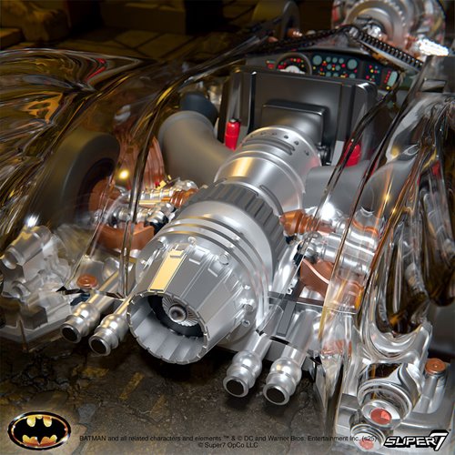 Batman 1989 Batmobile (Clear) Super Cyborg Vehicle