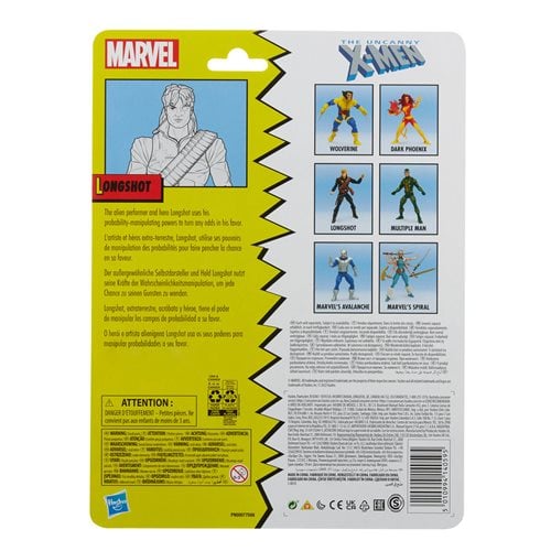 X-Men Marvel Legends Retro Longshot 6-Inch Action Figure